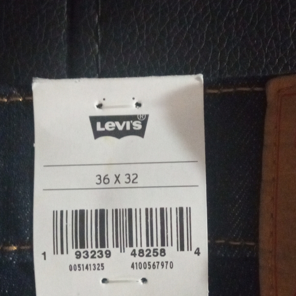 Levi's performance 514 straight stretch size 36 color black - Picture 3 of 8